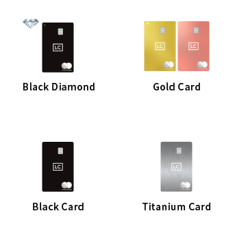 Lucury Card コンシェルジュ オンラインご利用可能カードの画像